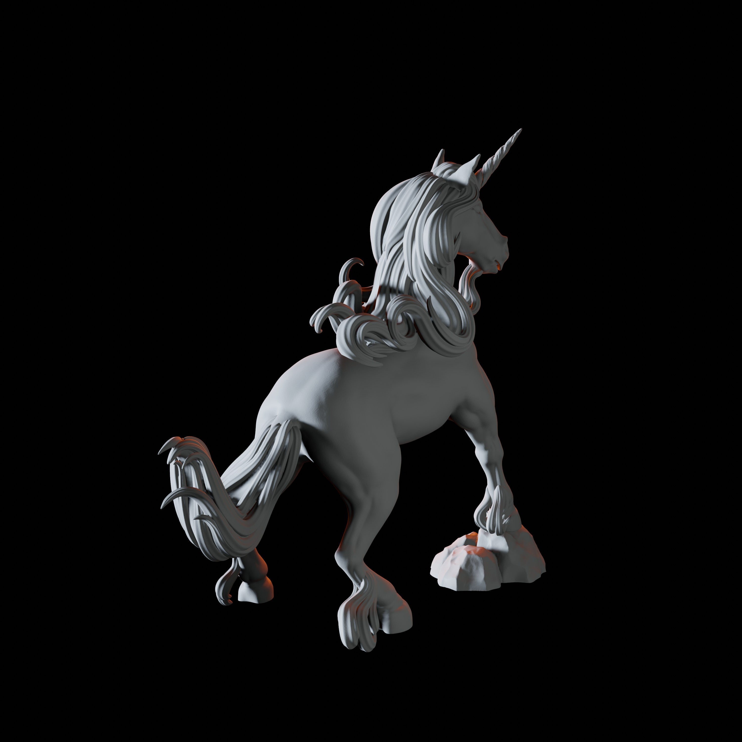 Unicorn Miniature for Dungeons and Dragons - Myth Forged