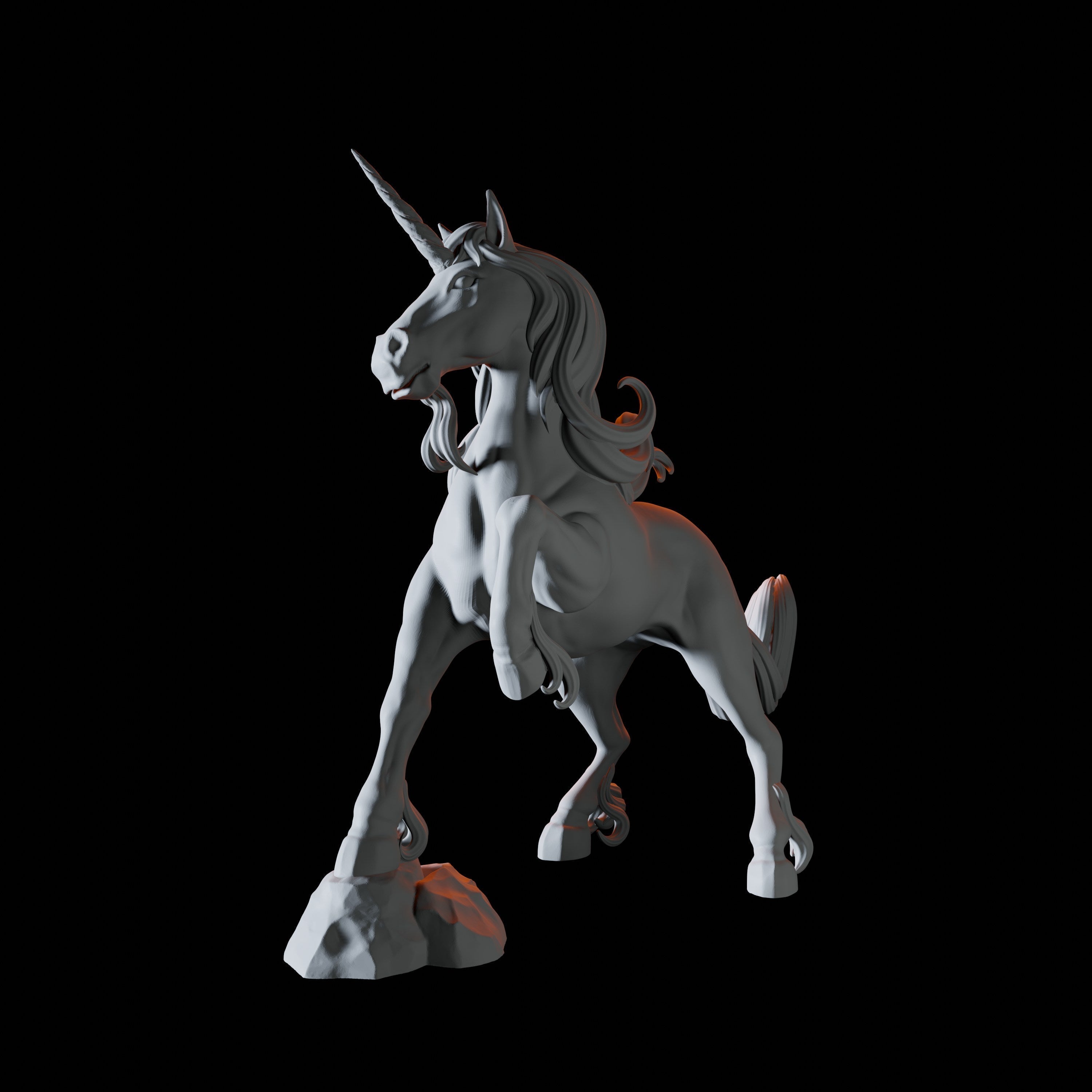 Unicorn Miniature for Dungeons and Dragons - Myth Forged