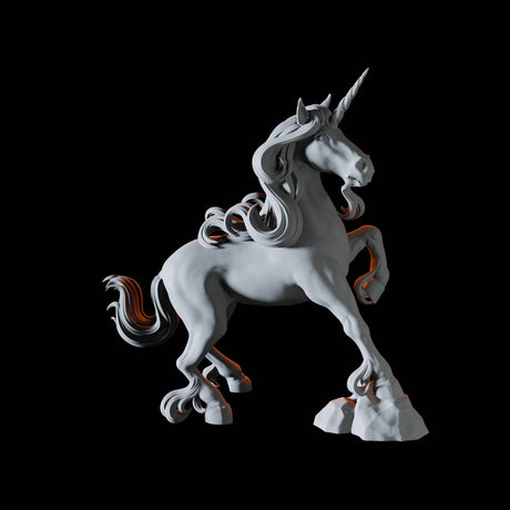 Unicorn Miniature for Dungeons and Dragons, Pathfinder or other TTRPGs