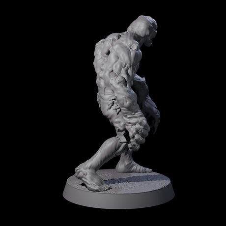 Unlucky Flesh Warped Victim A Miniature for Dungeons and Dragons, Pathfinder or other TTRPGs