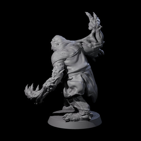 Unlucky Flesh Warped Victim B Miniature for Dungeons and Dragons, Pathfinder or other TTRPGs