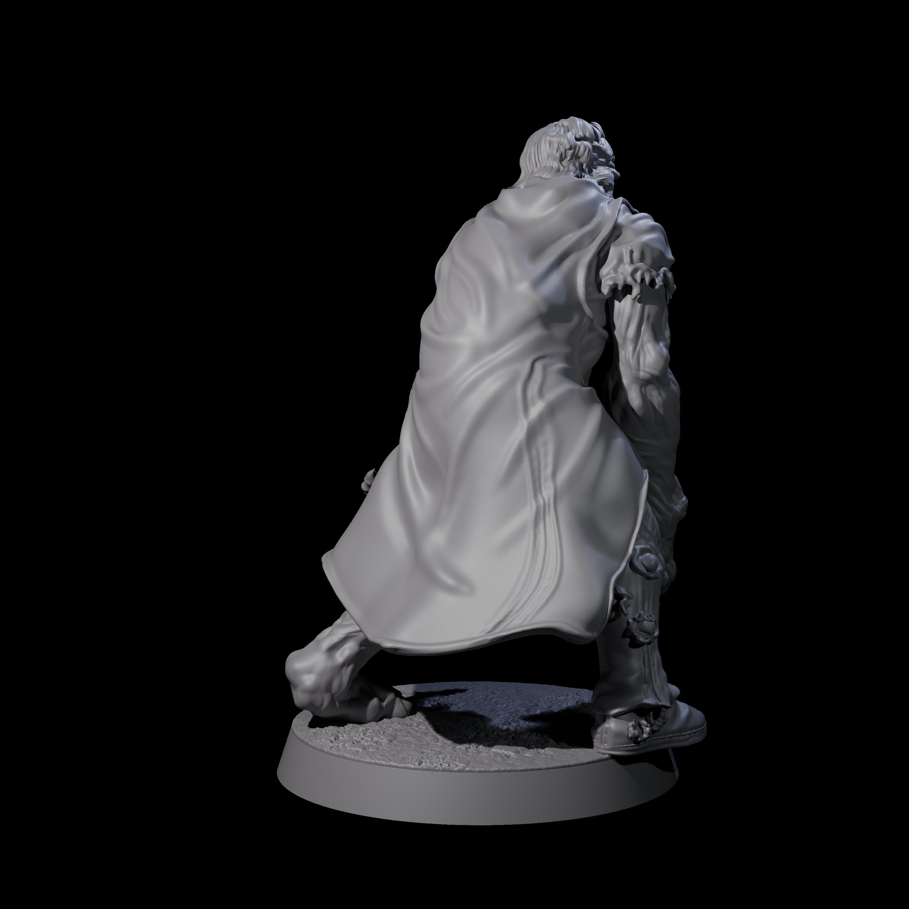 Unlucky Flesh Warped Victim D Miniature for Dungeons and Dragons, Pathfinder or other TTRPGs