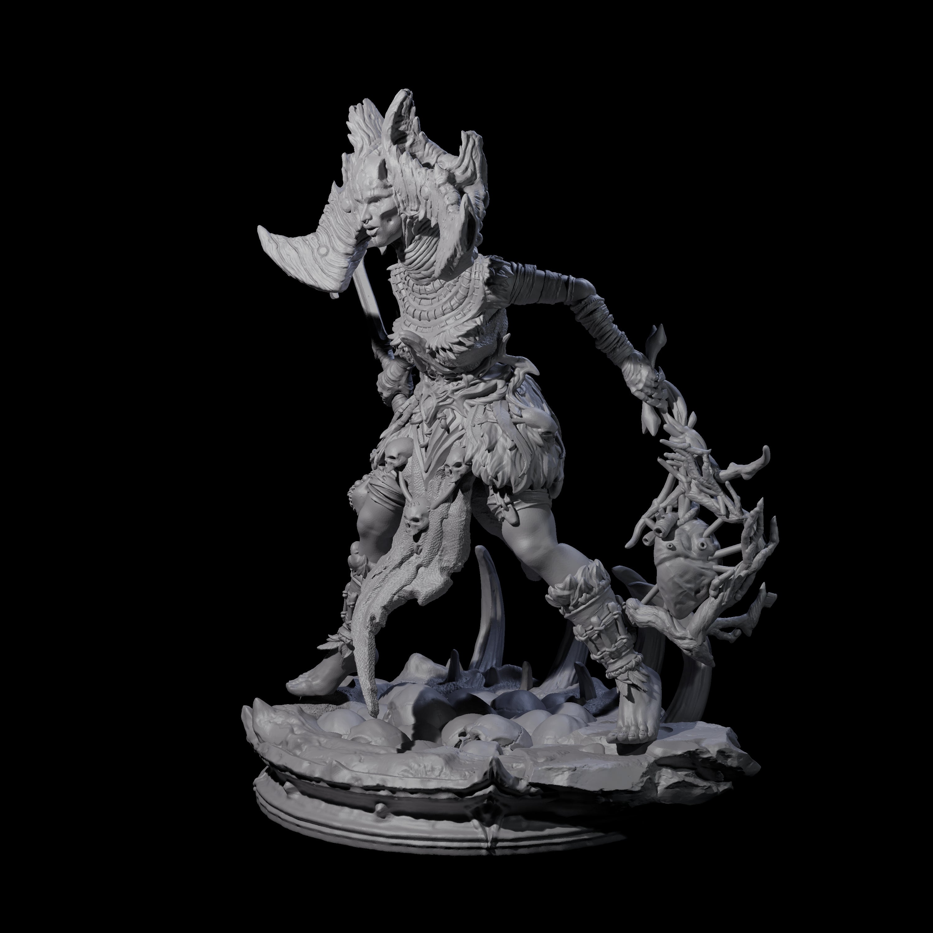 Unscrupulous Shadow Weaver A Miniature for Dungeons and Dragons, Pathfinder or other TTRPGs