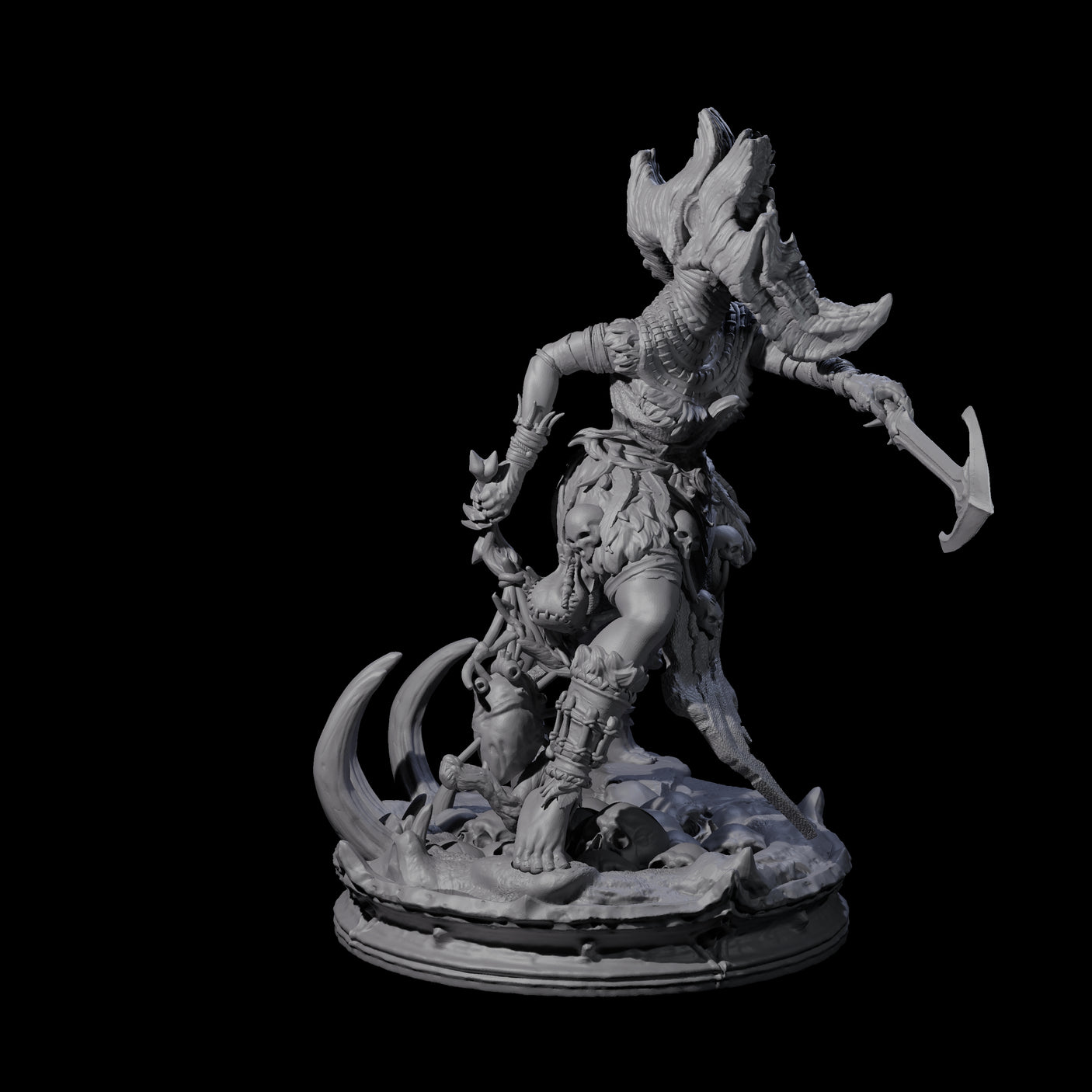 Unscrupulous Shadow Weaver B Miniature for Dungeons and Dragons, Pathfinder or other TTRPGs