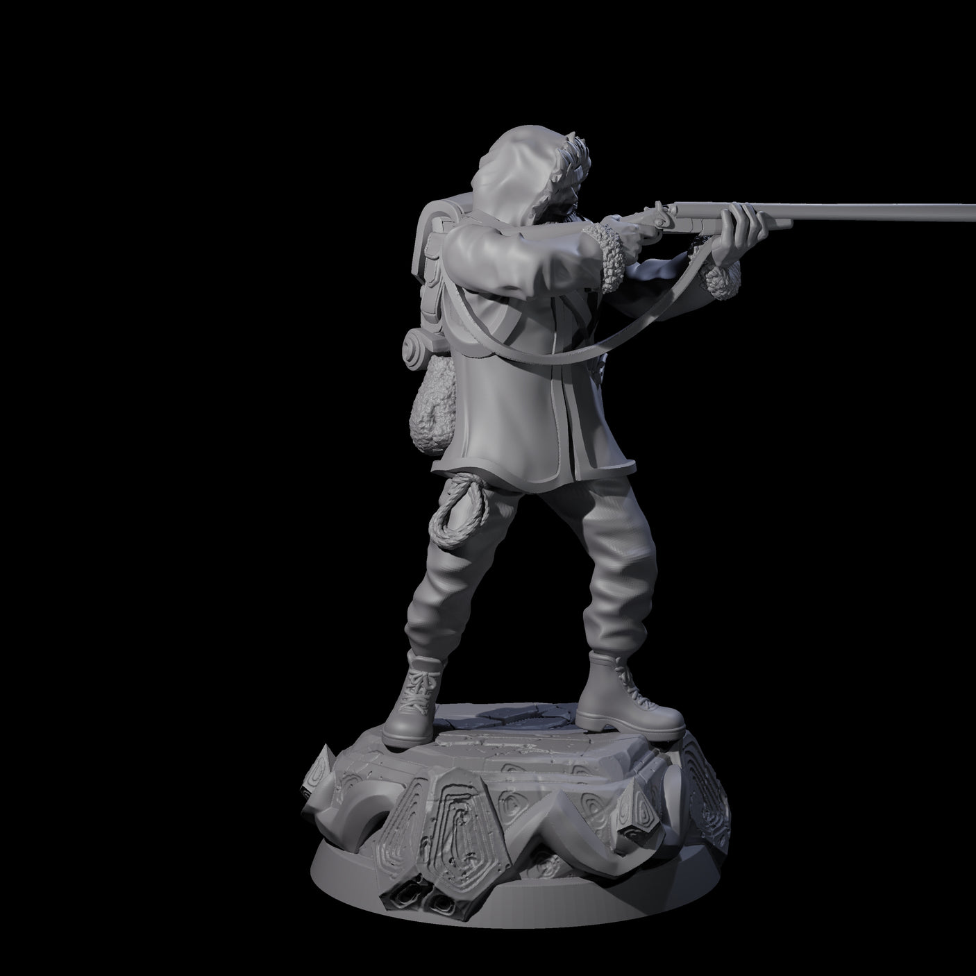 Unshakable Human Investigator Miniature for Dungeons and Dragons, Pathfinder or other TTRPGs