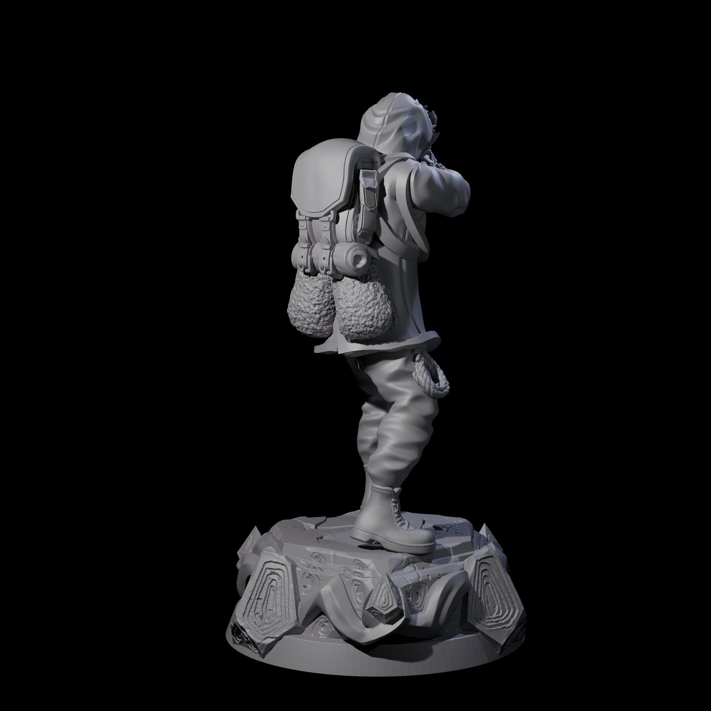 Unshakable Human Investigator Miniature for Dungeons and Dragons, Pathfinder or other TTRPGs