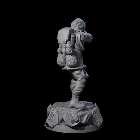 Unshakable Human Investigator Miniature for Dungeons and Dragons, Pathfinder or other TTRPGs