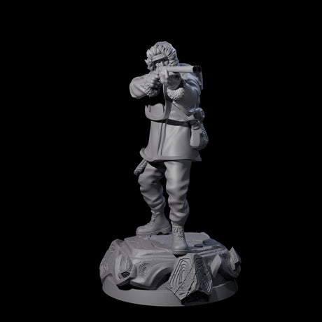 Unshakable Human Investigator Miniature for Dungeons and Dragons, Pathfinder or other TTRPGs