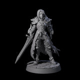 Unstoppable Armoured Fighter Miniature for Dungeons and Dragons, Pathfinder or other TTRPGs