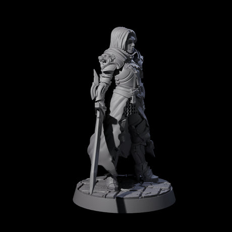 Unstoppable Armoured Fighter Miniature for Dungeons and Dragons, Pathfinder or other TTRPGs