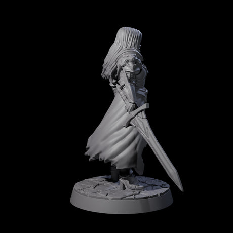Unstoppable Armoured Fighter Miniature for Dungeons and Dragons, Pathfinder or other TTRPGs