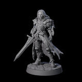 Unstoppable Armoured Fighter Miniature for Dungeons and Dragons, Pathfinder or other TTRPGs