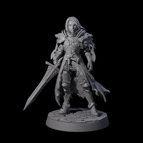 Unstoppable Armoured Fighter Miniature for Dungeons and Dragons, Pathfinder or other TTRPGs