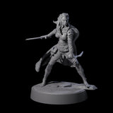 Valhya - Poised Hunter Miniature for Dungeons and Dragons, Pathfinder or other TTRPGs