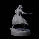 Valhya - Poised Hunter Miniature for Dungeons and Dragons, Pathfinder or other TTRPGs