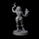 Valiant Conjurer Miniature for Dungeons and Dragons, Pathfinder or other TTRPGs