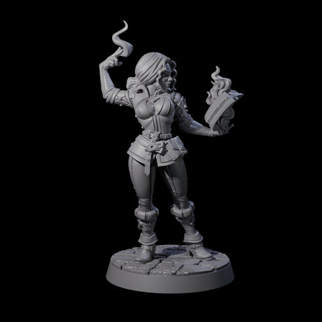 Valiant Conjurer Miniature for Dungeons and Dragons, Pathfinder or other TTRPGs