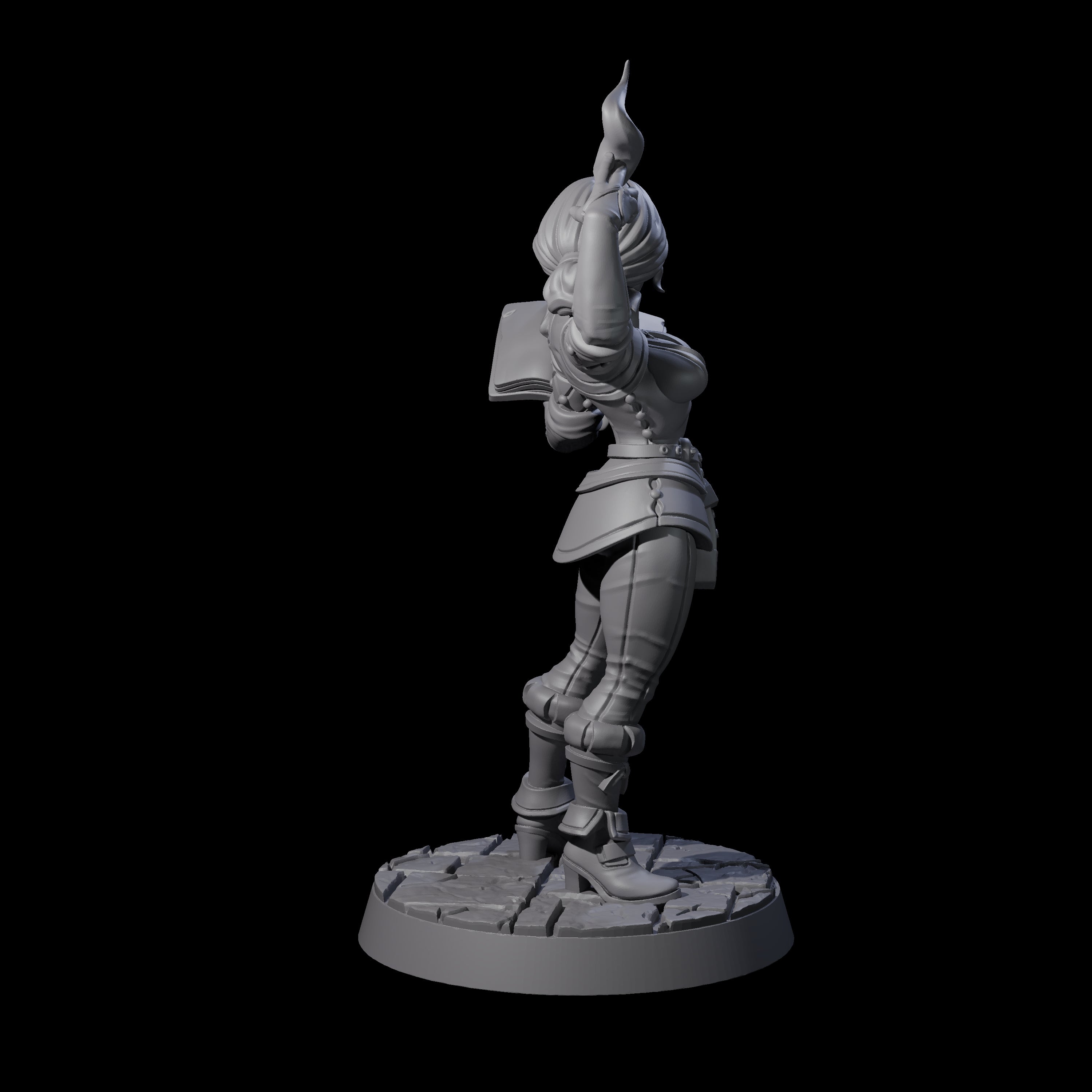 Valiant Conjurer Miniature for Dungeons and Dragons, Pathfinder or other TTRPGs