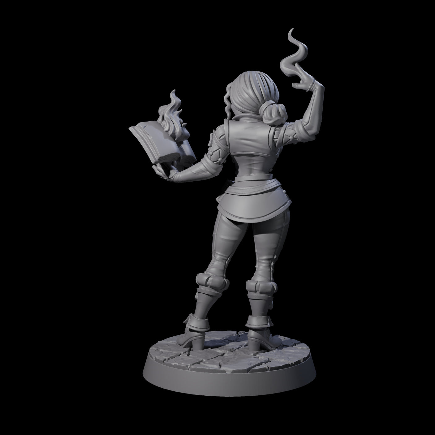 Valiant Conjurer Miniature for Dungeons and Dragons, Pathfinder or other TTRPGs