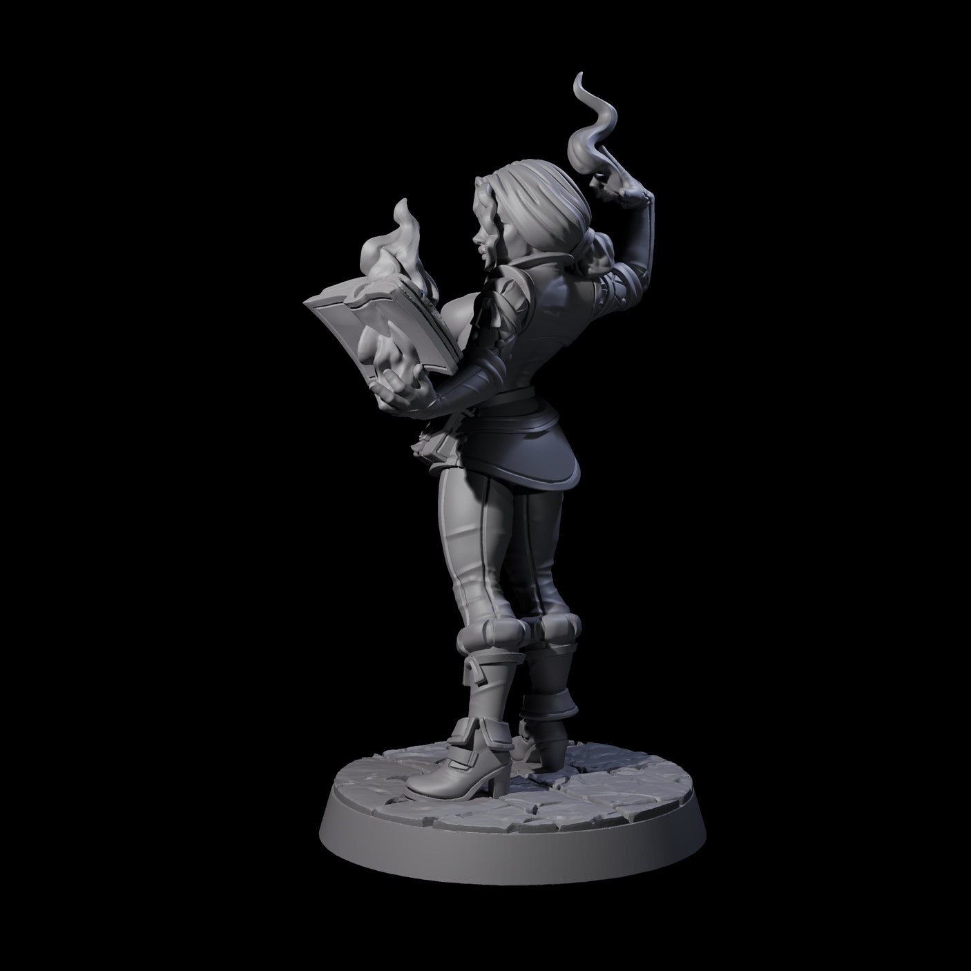 Valiant Conjurer Miniature for Dungeons and Dragons, Pathfinder or other TTRPGs