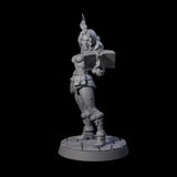 Valiant Conjurer Miniature for Dungeons and Dragons, Pathfinder or other TTRPGs