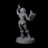 Valiant Conjurer Miniature for Dungeons and Dragons, Pathfinder or other TTRPGs