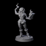 Valiant Conjurer Miniature for Dungeons and Dragons, Pathfinder or other TTRPGs