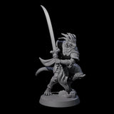Valiant Dragonborn Crusader E Miniature for Dungeons and Dragons, Pathfinder or other TTRPGs