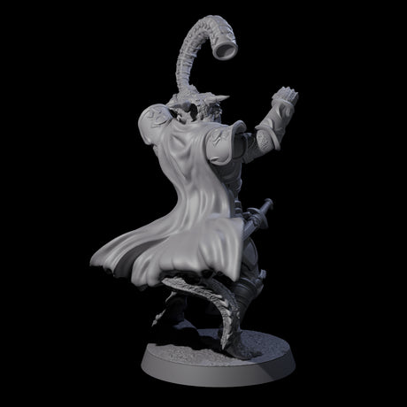 Valiant Dragonborn Crusader F Miniature for Dungeons and Dragons, Pathfinder or other TTRPGs