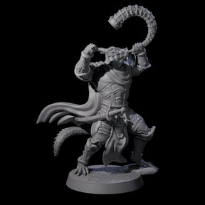 Valiant Dragonborn Crusader F Miniature for Dungeons and Dragons, Pathfinder or other TTRPGs