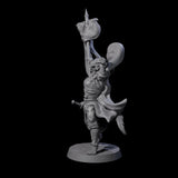Valiant Dragonborn Crusader G Miniature for Dungeons and Dragons, Pathfinder or other TTRPGs