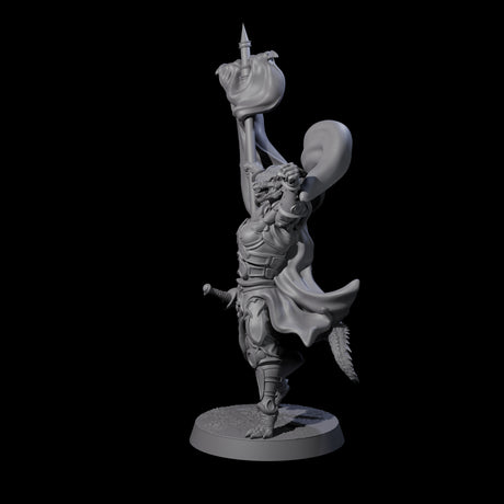 Valiant Dragonborn Crusader G Miniature for Dungeons and Dragons, Pathfinder or other TTRPGs