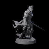 Valiant Tiefling Knight A Miniature for Dungeons and Dragons, Pathfinder or other TTRPGs