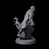 Valiant Tiefling Knight A Miniature for Dungeons and Dragons, Pathfinder or other TTRPGs