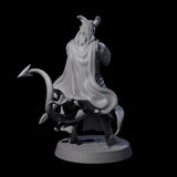 Valiant Tiefling Knight C Miniature for Dungeons and Dragons, Pathfinder or other TTRPGs