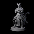 Valiant Tiefling Knight C Miniature for Dungeons and Dragons, Pathfinder or other TTRPGs