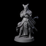 Valiant Tiefling Knights Miniature for Dungeons and Dragons, Pathfinder or other TTRPGs
