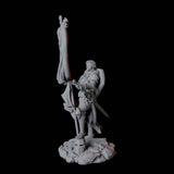 Valorous Fighter Miniature for Dungeons and Dragons, Pathfinder or other TTRPGs