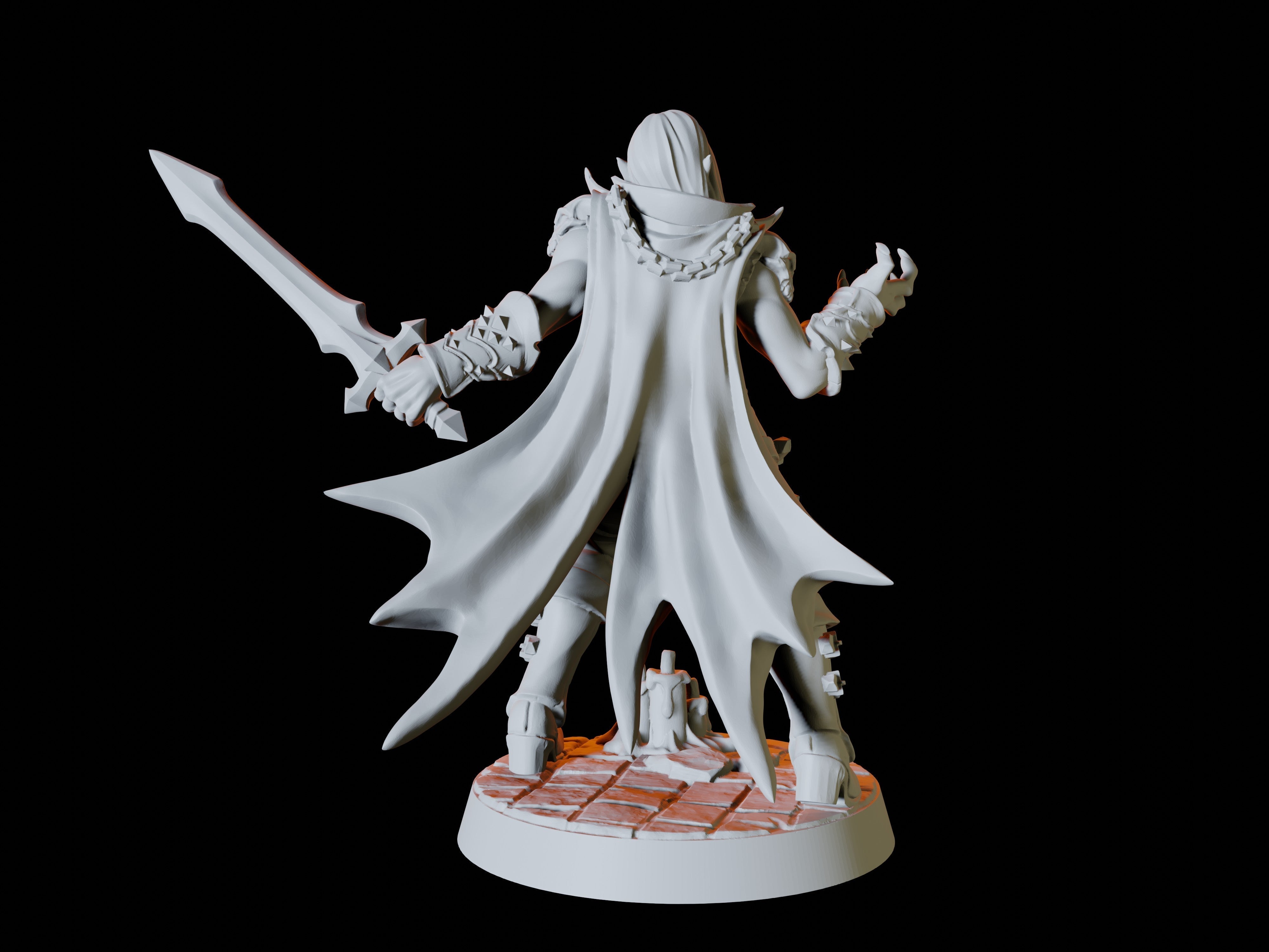 Six Vampire Miniatures for Dungeons and Dragons - Myth Forged