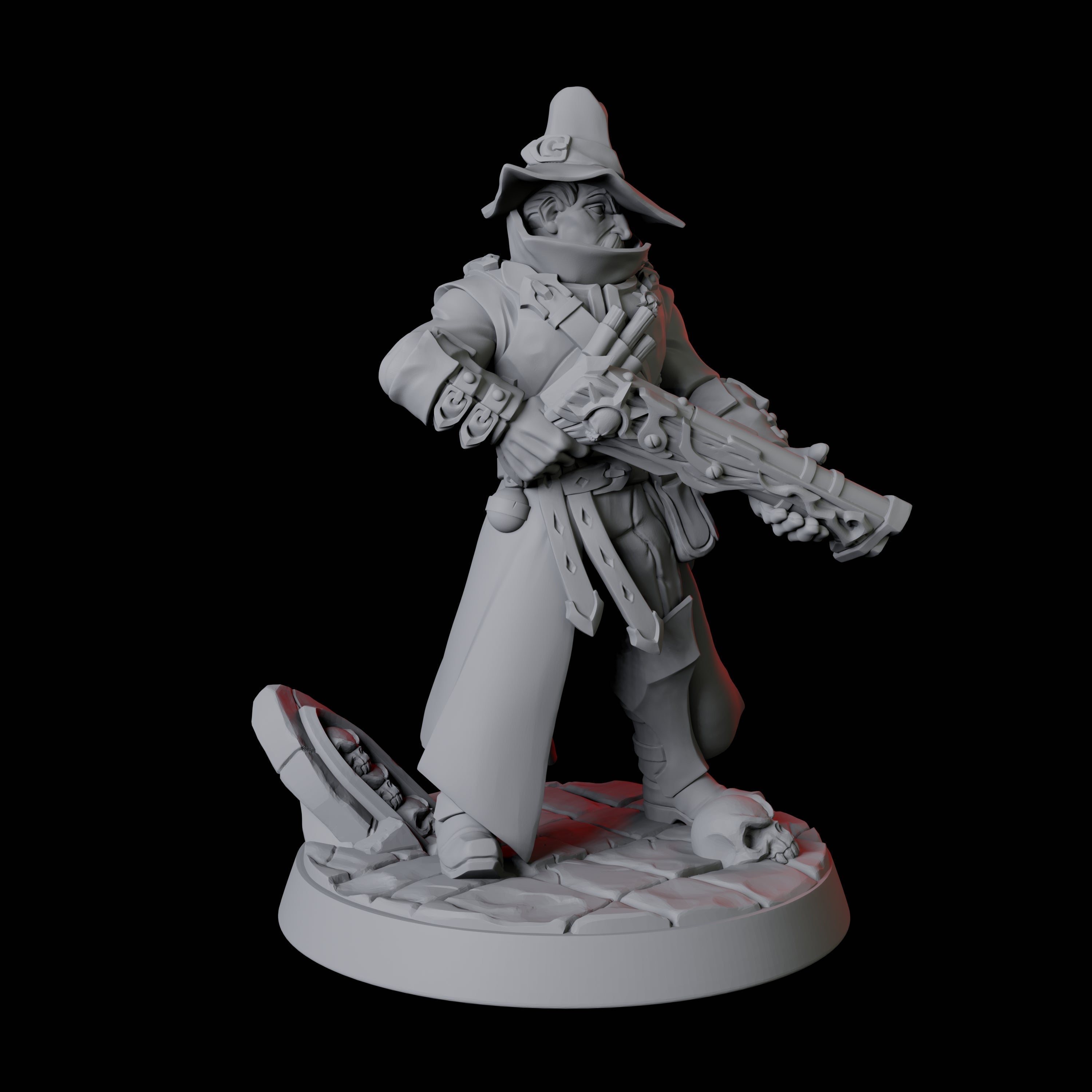 Vampire Hunter C Miniature for Dungeons and Dragons, Pathfinder or other TTRPGs