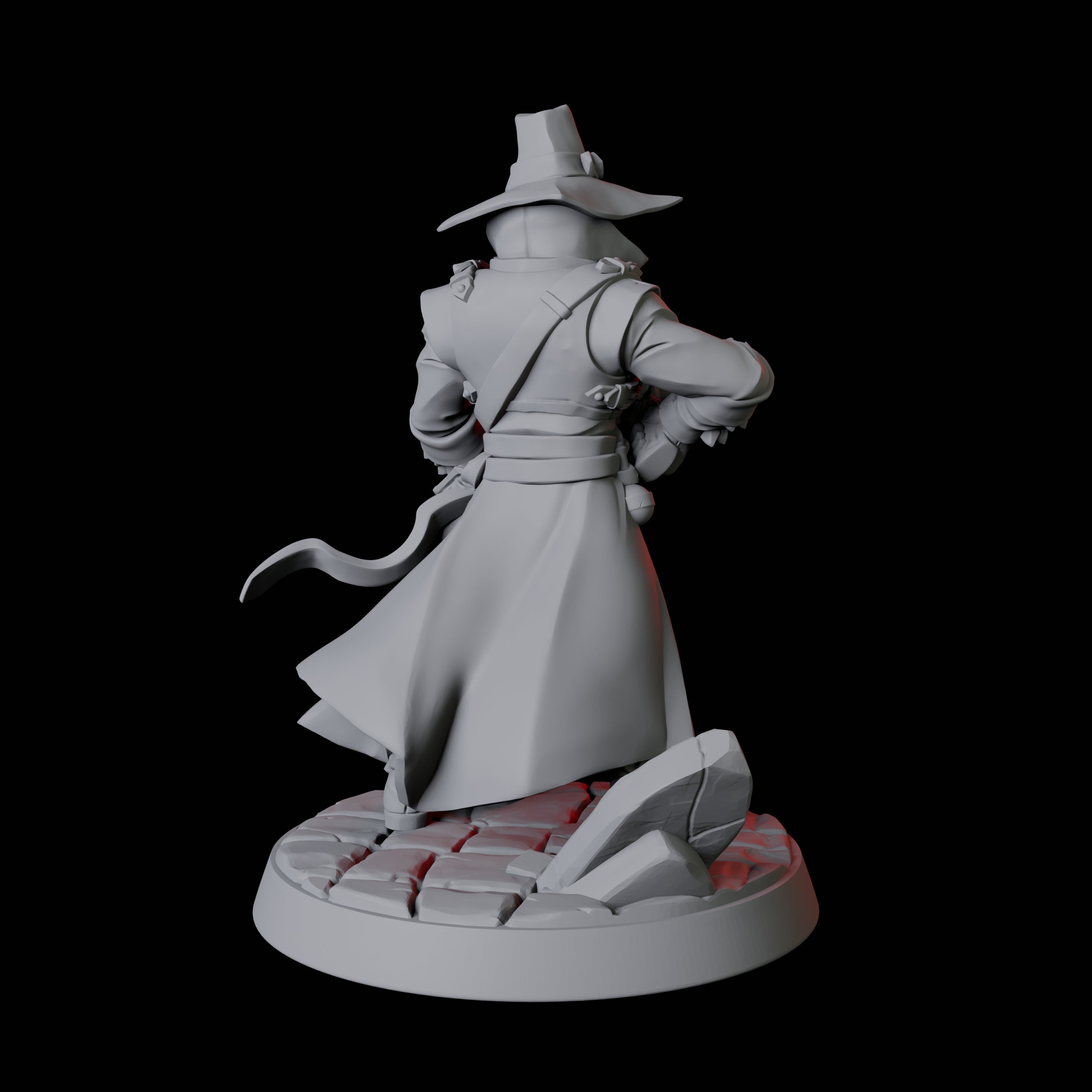 Vampire Hunter C Miniature for Dungeons and Dragons, Pathfinder or other TTRPGs