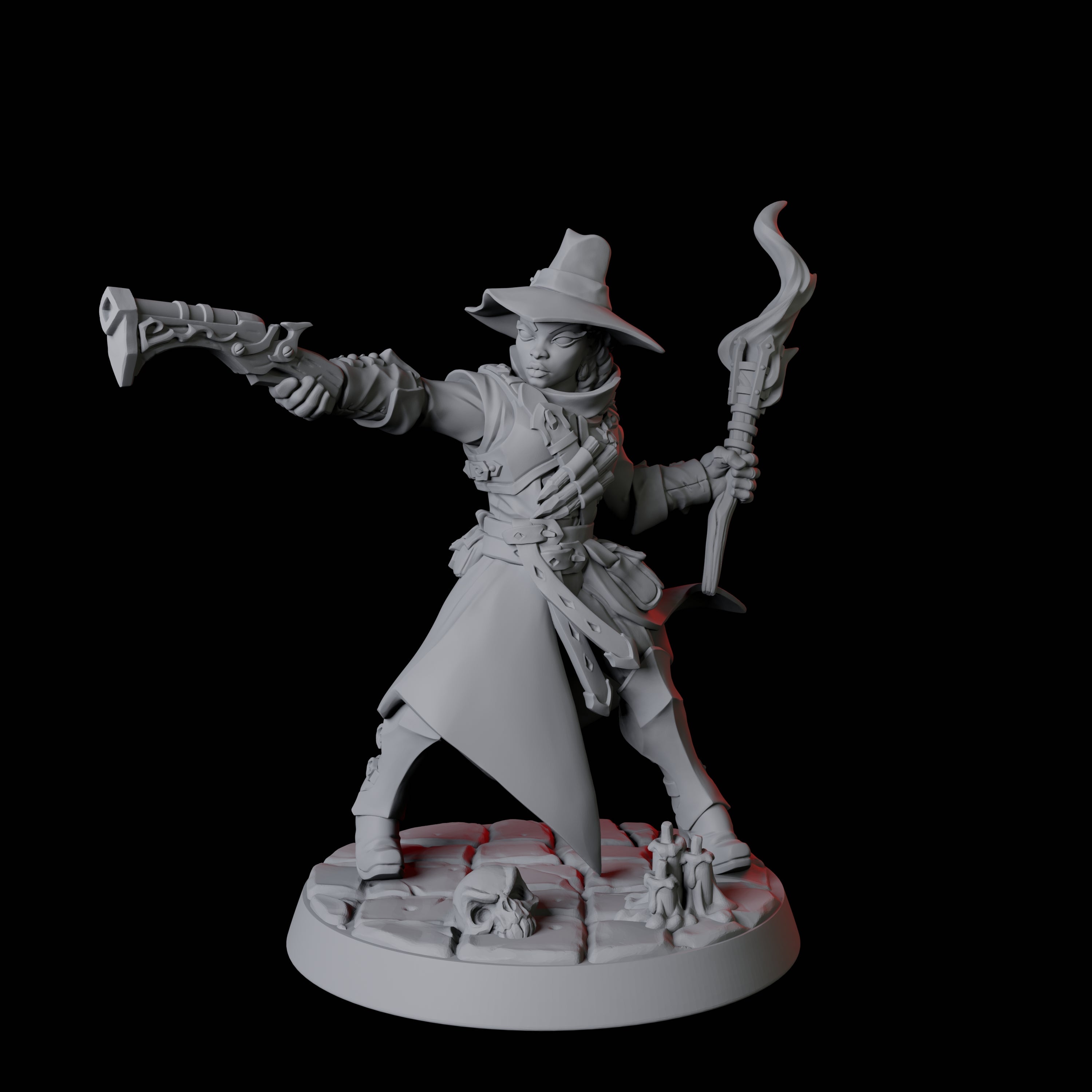 Vampire Hunter E Miniature for Dungeons and Dragons, Pathfinder or other TTRPGs