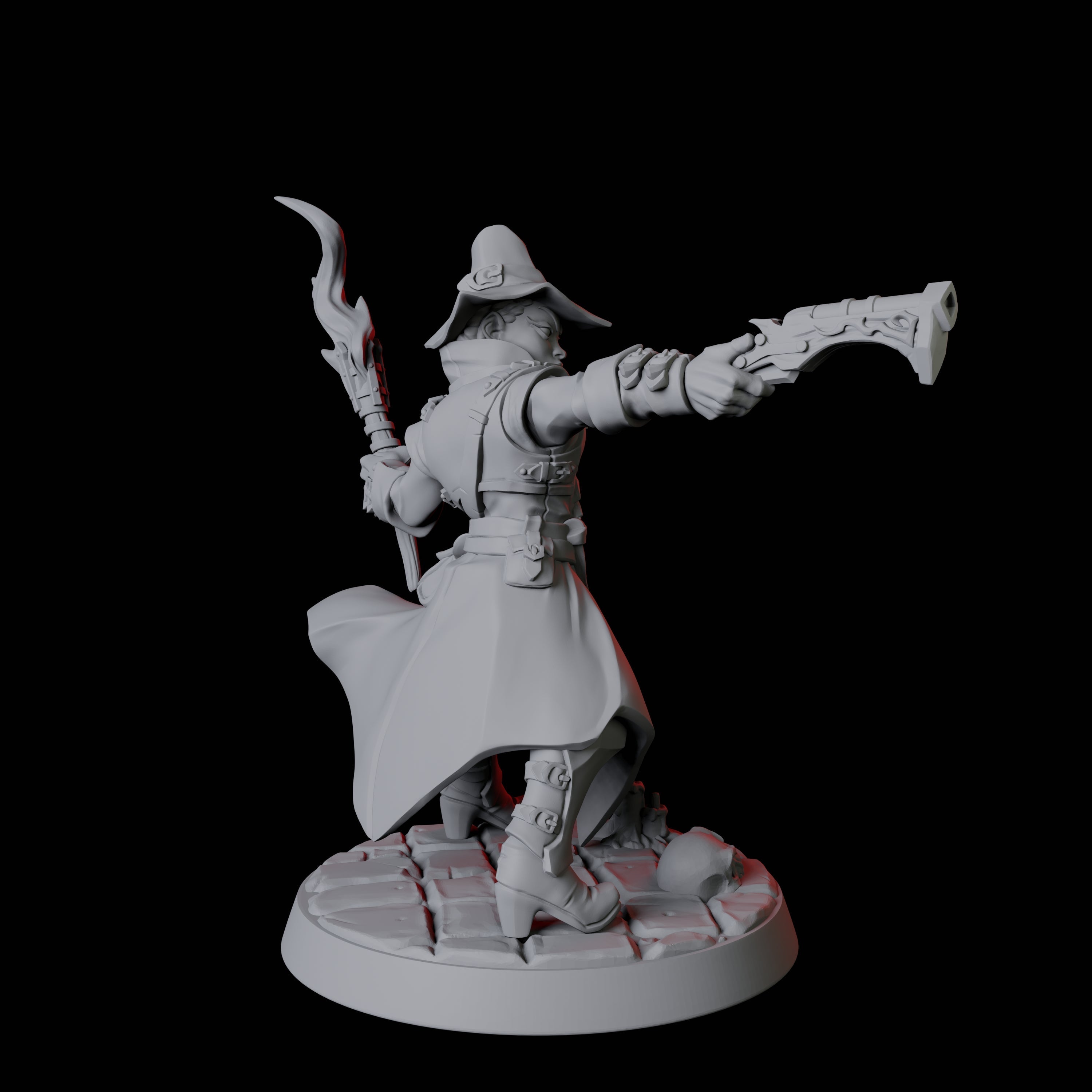 Vampire Hunter E Miniature for Dungeons and Dragons, Pathfinder or other TTRPGs