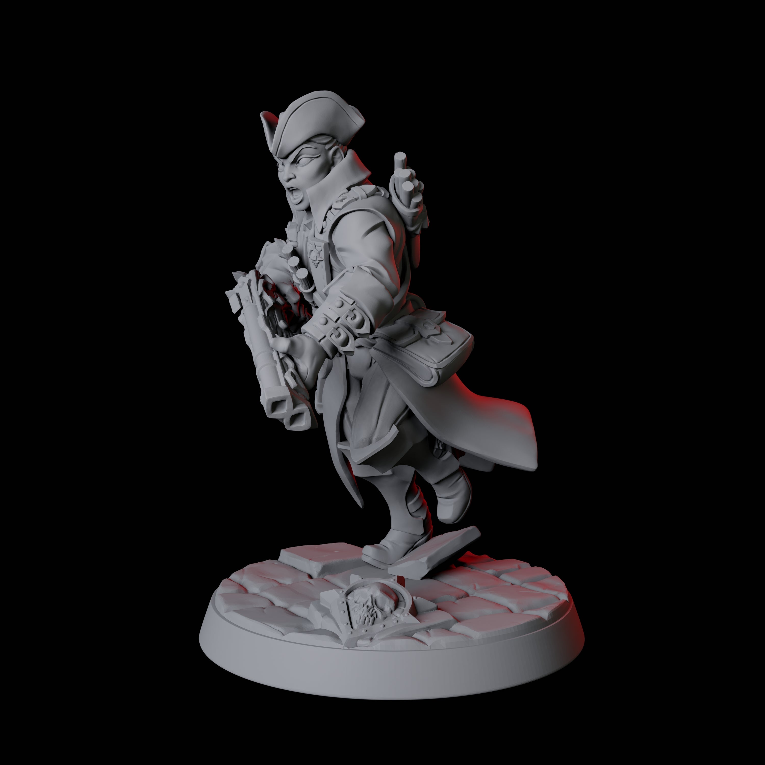 Vampire Hunter F Miniature for Dungeons and Dragons, Pathfinder or other TTRPGs