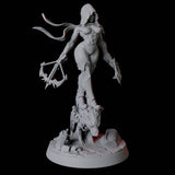 Vampire Hunter Pin-up Miniature for Dungeons and Dragons, Pathfinder or other TTRPGs