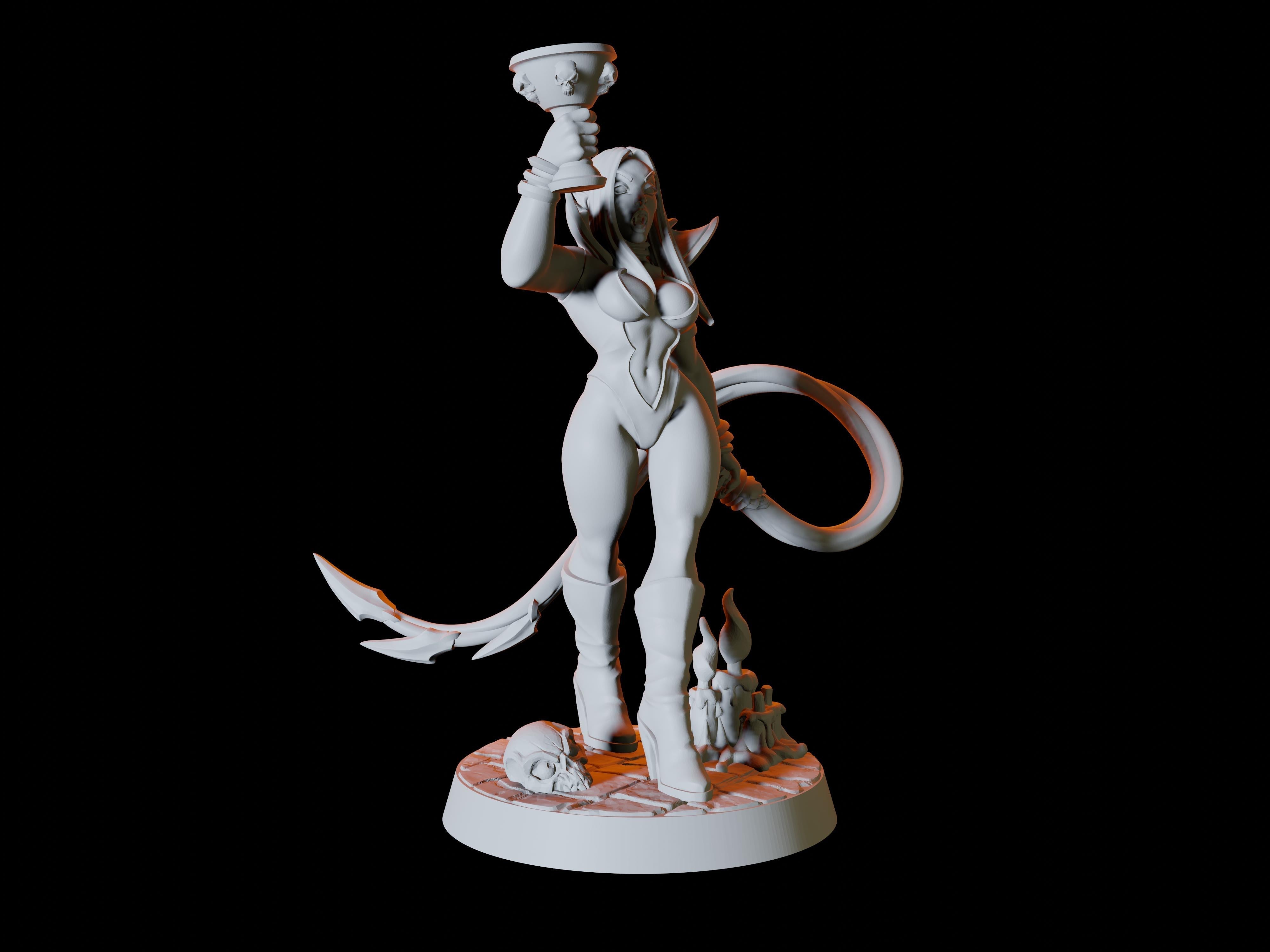 Vampire Pinup Miniature for Dungeons and Dragons - Myth Forged