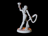 Vampire Pin-up Miniature for Dungeons and Dragons, Pathfinder or other TTRPGs