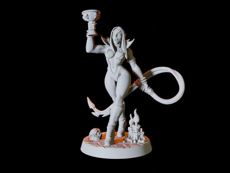 Vampire Pin-up Miniature for Dungeons and Dragons, Pathfinder or other TTRPGs