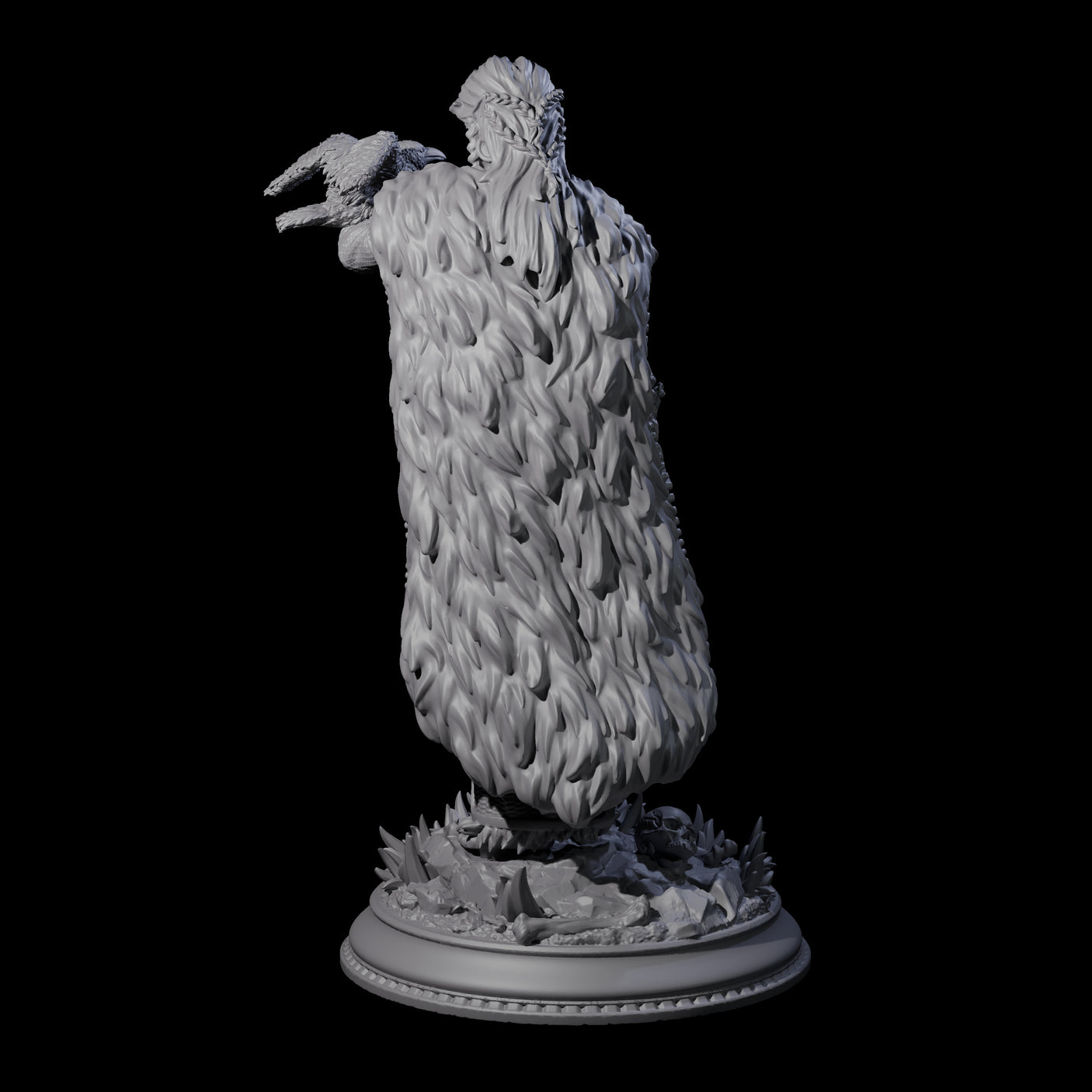 Vampire Raven Master Miniature for Dungeons and Dragons, Pathfinder or other TTRPGs