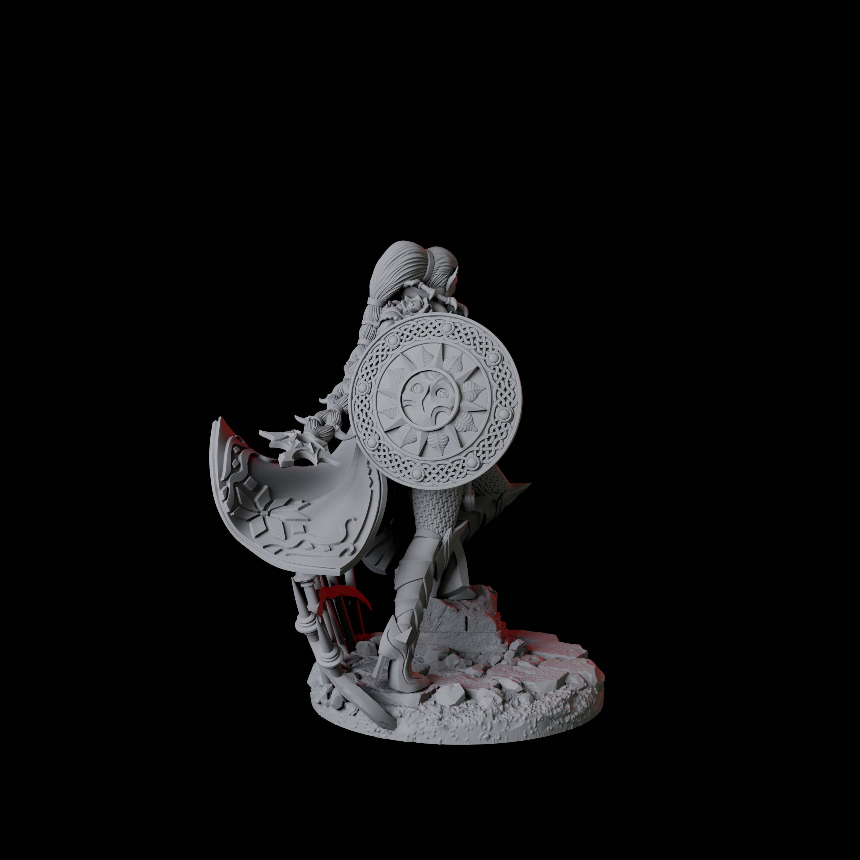 Vampire Warrior A Miniature for Dungeons and Dragons, Pathfinder or other TTRPGs